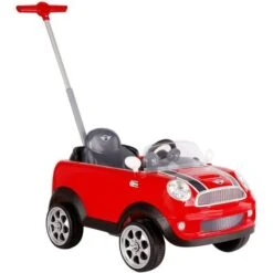 ROLLPLAY Push Car Avec Repose-pieds Extensible, Partir De 1 An, MINI Cooper, Rouge -Pas Cher Clair Jardin Magasin 40254308 4