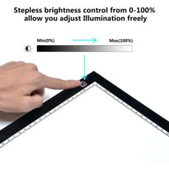 BATHRINS Tablette Lumineuse A4,Ultra-Mince Portable Tablette LED Lumineuse,Table Lumineuse Dessin-35.523.50.4CM -Pas Cher Clair Jardin Magasin 42438575 5