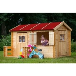 Cabane Enfant Exterieur 2.63m2 - Maisonnette En Bois Pour Enfants - Cabane Bois Enfant 241x184xH151cm - Maison Enfant Exterieur - Timbela M503 9 Cabane Enfant Exterieur 2.63m2 - Maisonnette En Bois Pour Enfants - Cabane Bois Enfant 241x184xH151cm - Maison Enfant Exterieur - Timbela M503 -Pas Cher Clair Jardin Magasin 43461823 5