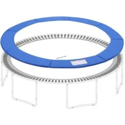 Songmics Coussin De Protection Ø305cm Coussin De Sécurité De Trampoline De Remplacement, Rechange - STP10FT Bleu 8 Songmics Coussin De Protection Ø305cm Coussin De Sécurité De Trampoline De Remplacement, Rechange - STP10FT Bleu -Pas Cher Clair Jardin Magasin 43589259 4
