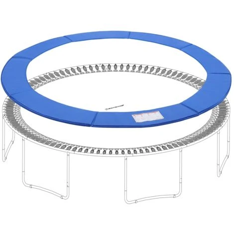 Songmics Coussin De Protection Ø305cm Coussin De Sécurité De Trampoline De Remplacement, Rechange - STP10FT Bleu 4 Songmics Coussin De Protection Ø305cm Coussin De Sécurité De Trampoline De Remplacement, Rechange - STP10FT Bleu – Image 4