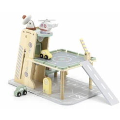 Parking En Bois Montessori, Avec Deux étages, Jouets Pour Enfants Pour Garçons Et Filles, Comprend 4 Voitures. -Pas Cher Clair Jardin Magasin 46949955 3