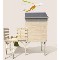Cabane En Bois Sur Pilotis Avec Toboggan Pour Enfants – Joséphine 9 Cabane En Bois Sur Pilotis Avec Toboggan Pour Enfants – Joséphine -Pas Cher Clair Jardin Magasin 46988276 5