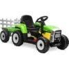 Tracteur Electrique Enfant GREENTRUCK 12V Batterie Rechargeable +3 Ans - Playkin