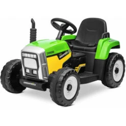 Tracteur Electrique Enfant GREENTRUCK 12V Batterie Rechargeable +3 Ans - Playkin -Pas Cher Clair Jardin Magasin 47367431 3