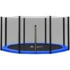 SPORTS Filet De Remplacement Pour Trampolines Filet De Sécurité Pour Trampolines Ø 183 Cm – 6 Barres Noir