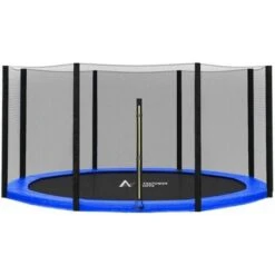 SPORTS Filet De Remplacement Pour Trampolines Filet De Sécurité Pour Trampolines Ø 183 Cm – 6 Barres Noir
