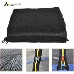 SPORTS Filet De Remplacement Pour Trampolines Filet De Sécurité Pour Trampolines Ø 183 Cm – 6 Barres Noir -Pas Cher Clair Jardin Magasin 47476672 4