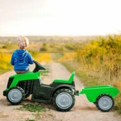Tracteur électrique Avec Remorque 22W Pour Enfant 3km/h -Pas Cher Clair Jardin Magasin 48015764 2
