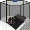 KESSER® Filet De Trampoline De Rechange Filet De Sécurité Filet De Trampoline Résistant Aux UV Protection Pour Trampoline Ø 244 305 366 427 cm Montage Facile Porte D'entrée Avec Fermeture à Glissièr