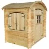 Cabane Enfant Exterieur 1.1m2 - Maisonnette En Bois Pour Enfants SANS Plancher - Cabane Bois Enfant 146x112xH145cm - Maison Enfant Exterieur - Timbela M505-1
