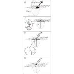Balançoire 2 En 1 Plum Metal Turqu -Pas Cher Clair Jardin Magasin 53043463 4