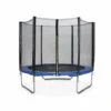 Trampoline Rond Ø 250cm Bleu Avec Son Filet De Protection - Pluton - Trampoline De Jardin 2,5m Qualité PRO.  Normes EU.