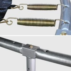 Trampoline Rond Ø 490cm Bleu Avec Son Filet De Protection - Jupiter - Trampoline De Jardin 490 Cm 4m Qualité PRO.  Normes EU. -Pas Cher Clair Jardin Magasin 5326107 4