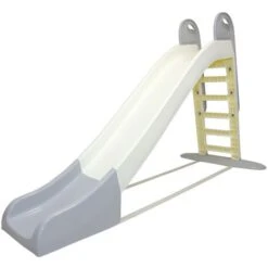 GLISS Grand Toboggan Extérieur Avec Glisse 240 Cm Enfants Blanc