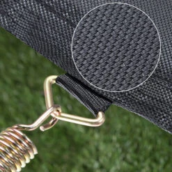 Monzana Tapis De Saut Trampoline Ø 183/244/305/366/427 Cm 30-96 Oeillets Cousus 8 Fois Résistants Aux UV 13,5-14 Cm Ressorts 50-150 Kg Jardin Toile De Saut Trampoline Accessoires 183cm (de) -Pas Cher Clair Jardin Magasin 53961694 5