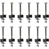 Lot De 12 Entretoises De Trampoline Avec Vis Pour Fixer Le Trampoline - Accessoires De Rechange Pour Trampoline