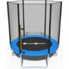 Trampoline 183 Cm Avec Filet De Sécurité - Jusqu'à 90 Kg - Bleu