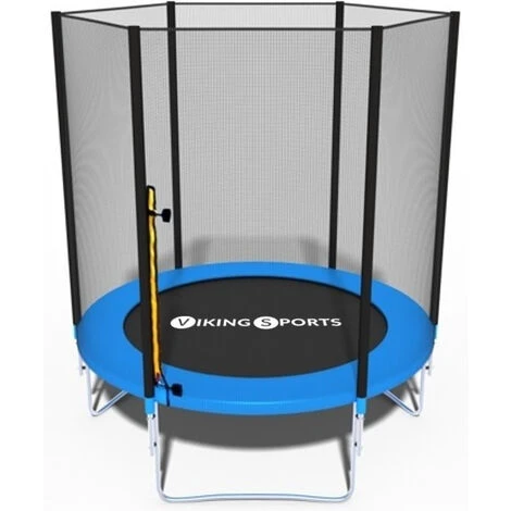 Trampoline 183 Cm Avec Filet De Sécurité - Jusqu'à 90 Kg - Bleu 1 Trampoline 183 Cm Avec Filet De Sécurité - Jusqu'à 90 Kg - Bleu
