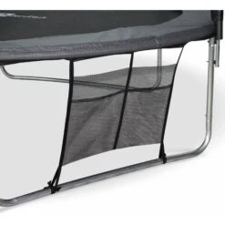 Trampoline 400cm Gris Avec Filet De Protection, échelle, Bâche, Filet Pour Chaussures, Kit D'ancrage - Mercure XXL- Trampoline De Jardin 400 Cm 4m Qualité PRO.Normes EU. -Pas Cher Clair Jardin Magasin 5448977 4