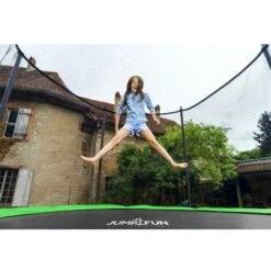 Trampoline De Jardin ø 366 Cm- 12FT- Filet Intérieur, Matelas De Protection Et Echelle -Pas Cher Clair Jardin Magasin 54495580 5