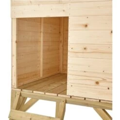 Maisonnette En Bois Tp Sunnyside Pour Enfants Inclus Avec Echelle Et Glissiere 1.2m - Norme Fsc Dim L187 X L131 X H197 -Pas Cher Clair Jardin Magasin 54642750 3