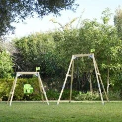 Portique Bois Bebe Evolutif Tp Forest Acorn Inclus Avec Siege Balancoire Bebe Tp Pliant - Fsc Dim L156 X L183 X H209 -Pas Cher Clair Jardin Magasin 54642784 5