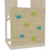 Mur D'escalade En Bois Tp Pour Aire De Jeux Dans Les Arbres - Norme Fsc Dim L89,7 X L89,7 X H89,7