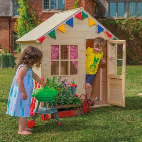 Maisonnette En Bois Tp Refuge Pour Enfants - Norme Fsc Dim L118 X L90 X H146 2 Maisonnette En Bois Tp Refuge Pour Enfants - Norme Fsc Dim L118 X L90 X H146 – Image 2