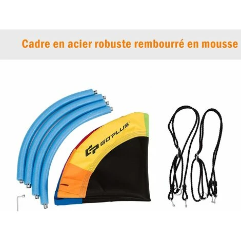 COSTWAY Balançoire Nid D’Oiseau Rond 100 CM De Diamètre Pour Arbre Supporté De Charge Maximale 150 KG Extérieur Multicolore 5 COSTWAY Balançoire Nid D’Oiseau Rond 100 CM De Diamètre Pour Arbre Supporté De Charge Maximale 150 KG Extérieur Multicolore – Image 5