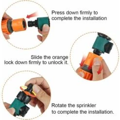 Trampoline Arroseur De Parc Aquatique, 12m Arroseurs D'extérieur, Spray Arroseurs De Jeux D'eau D'extérieur, Accessoires De Trampoline, Jeu D'eau Amusant Système D'été Pour Filles, Garçons -Pas Cher Clair Jardin Magasin 56837914 3