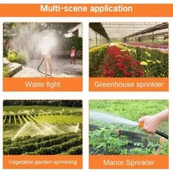 Trampoline Arroseur De Parc Aquatique, 12m Arroseurs D'extérieur, Spray Arroseurs De Jeux D'eau D'extérieur, Accessoires De Trampoline, Jeu D'eau Amusant Système D'été Pour Filles, Garçons -Pas Cher Clair Jardin Magasin 56837914 4