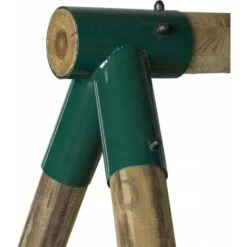 Portique Bois Lana - Avec 2 Balançoires Et 1 Vis-à-vis. -Pas Cher Clair Jardin Magasin 58226633 3