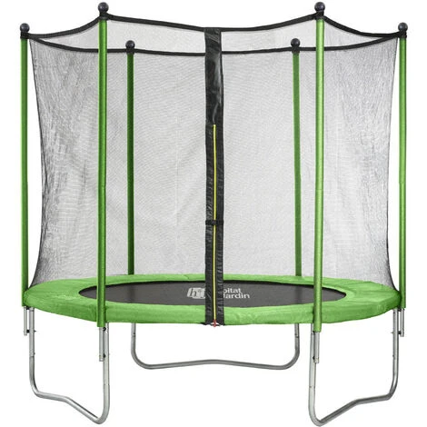 Trampoline Yoopi 2 - Ø 1.80 M - Avec Filet + échelle + Couverture + Kit D'ancrage 2 Trampoline Yoopi 2 - Ø 1.80 M - Avec Filet + échelle + Couverture + Kit D'ancrage – Image 2