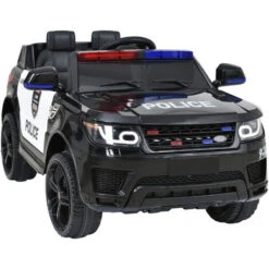 Voiture électrique De Police Pour Enfants, Véhicule 2 Places 3-5 Km/h 12 V Pour Enfants 3-8 Ans, Noir 6 Voiture électrique De Police Pour Enfants, Véhicule 2 Places 3-5 Km/h 12 V Pour Enfants 3-8 Ans, Noir -Pas Cher Clair Jardin Magasin 58660364 2