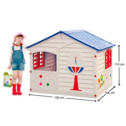 Maisonnette En Plastique Pour Enfants Jardin Extérieur Grand Soleil Casa Mia -Pas Cher Clair Jardin Magasin 5915013 3