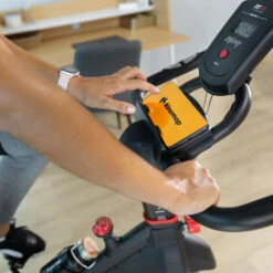 Velo Indoor Cycling BESP-70 Avec Disque D'inertie De 13 Kg. Velo D'entrainement Fitness Avec Selle Reglable, Moniteur De Frequence Cardiaque Et Ecran LCD - FITFIU Fitness -Pas Cher Clair Jardin Magasin 59358443 2