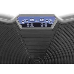 Plateforme Vibrante PV-100 Grise A Mouvement Oscillant. Plateforme Avec Une Puissance De 400w, 9 Programmes Et 2 Cordes Elastiques, Ideale Pour L'amincissement Par Vibration - FITFIU Fitness -Pas Cher Clair Jardin Magasin 59497019 4