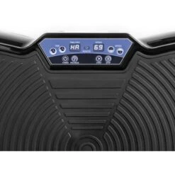 Plateforme Vibrante PV-100 Noir A Mouvement Oscillant. Plateforme Avec Une Puissance De 400w, 9 Programmes Et 2 Cordes Elastiques, Ideale Pour L'amincissement Par Vibration - FITFIU Fitness -Pas Cher Clair Jardin Magasin 59497022 3