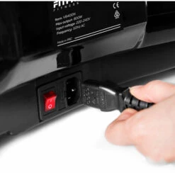 Plateforme Vibrante PV-100 Noir A Mouvement Oscillant. Plateforme Avec Une Puissance De 400w, 9 Programmes Et 2 Cordes Elastiques, Ideale Pour L'amincissement Par Vibration - FITFIU Fitness -Pas Cher Clair Jardin Magasin 59497022 5