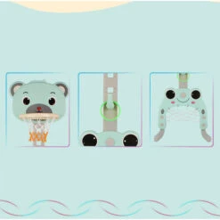 BATHRINS®Panier De Basket Enfant 3 En 1 Réglable En Hauteur Pour Basketball, Football, Lancement D'anneau Pour Tout-Petits 5749150cm Cyan -Pas Cher Clair Jardin Magasin 61268301 4