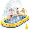 Piscine Gonflable Enfant Aire De Jeux, Jouets Tapis D'arrosage Extérieur Garçons Filles Tapis De Jeu De Salon Pour 4 5 6 Ans Garçons Filles170x103x65CM（Dinosaures）