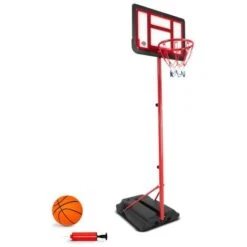 Panier De Basket Sur Pied Evolutif DENVER Hauteur Réglable De 1.05m à 1.65m Ballon Et Pompe Inclus