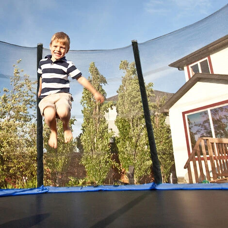 Froadp Ø305cm Filet De Sécurité Pour Trampoline De Jardin Filet De Remplacement Universel Filet De Protection Résistant Aux UV Pour Trampolines Ronds à 8 Pôles (Noir, Hauteur 180cm) 3 Froadp Ø305cm Filet De Sécurité Pour Trampoline De Jardin Filet De Remplacement Universel Filet De Protection Résistant Aux UV Pour Trampolines Ronds à 8 Pôles (Noir, Hauteur 180cm) – Image 3
