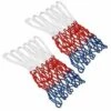 ELLE Filet De Basket Professionnel 2 Pièces, Filet De Remplacement De Basket-ball, Filet Pour Panier De Basket, Panier De Basket, 3 Couleurs, Filet Pour Panier De Basket Extérieur