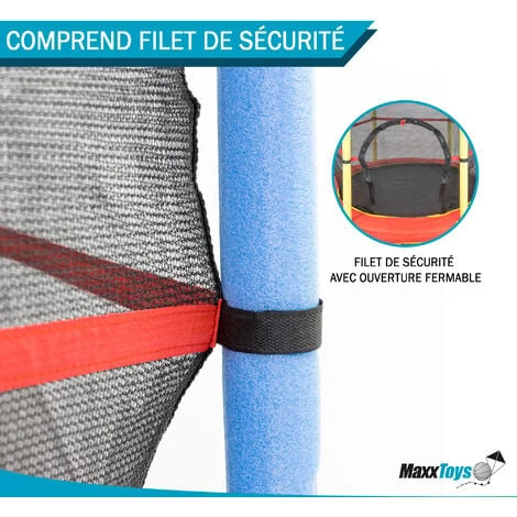 MaxxToys Trampoline Enfant Pour Intérieur Et Extérieur - Ø 140cm - Avec Filet De Protection - Max 50 KG 2 MaxxToys Trampoline Enfant Pour Intérieur Et Extérieur - Ø 140cm - Avec Filet De Protection - Max 50 KG – Image 2