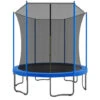 Trampoline Ø185cm - Jardin - Trampoline D'Extérieur - 6ft - Enfant - Bleu