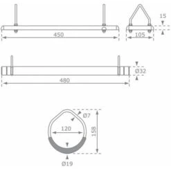Kit 3 Accessoires Balançoire + Anneaux De Gym + Trapèze -Pas Cher Clair Jardin Magasin 730840 3