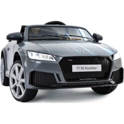 Voiture électrique Pour Enfant, Audi TT RS 12V Avec 2 Moteurs De 30 W, Télécommande 2,4 G, 3-5 Km/h, Lumières LED, Klaxon Réaliste, Musique, Bluetooth, Pour Enfants De 3 à 6 Ans, Capacité De Charge 30