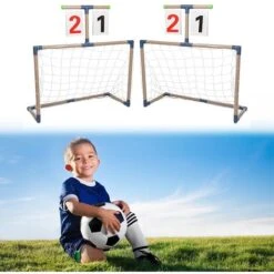 Cage De Foot - Set 1 Mini Cage De Foot Enfants - Ballon Mini Ball Inclus